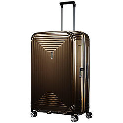 Samsonite Neopulse 75cm Spinner 4-Wheel Large Suitcase Metallic Sand